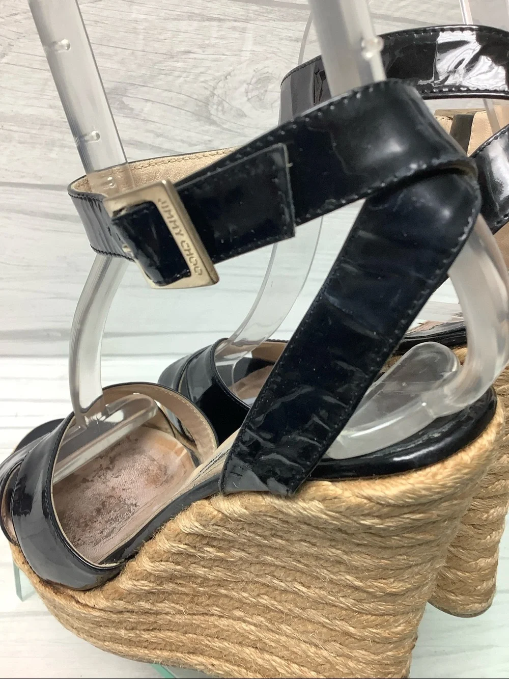 Jimmy Choo Espadrille Wedge Sandals